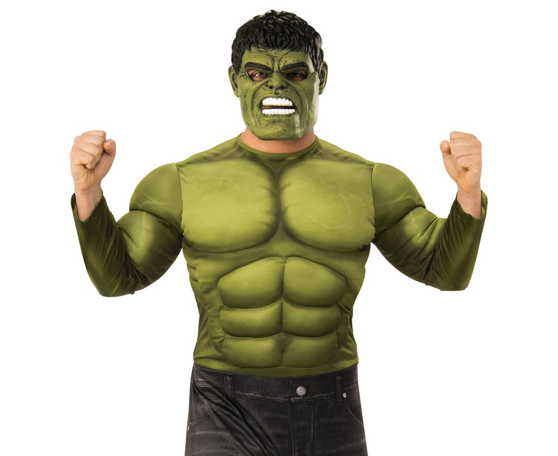 Includes: The Hulk padded jumpsuit with attached boot tops and mask EOL